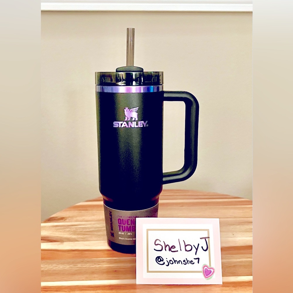 Stanley 30 oz Black Chroma Tumbler Cup! Brand New In Store Only LE Relea…